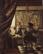Jan Vermeer The moral of painting painting